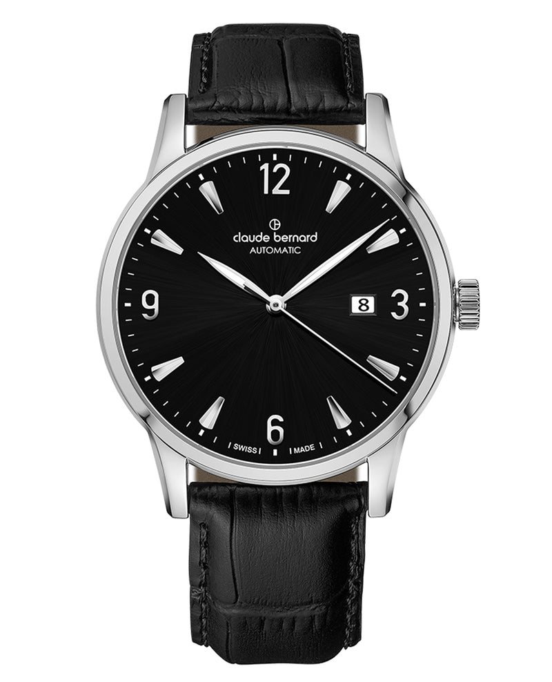Claude Bernard Classic Automatic Noir -  80091 3 NINN